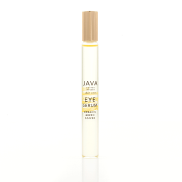 Java Eye Illuminating Serum in beautiful glass bottle with rollerball