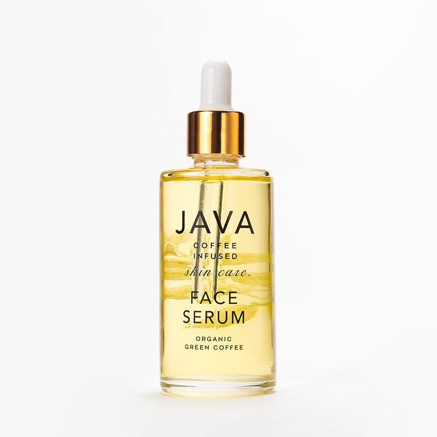 JAVA Face and decollatage serum in our beautiful glass bottle with dropper